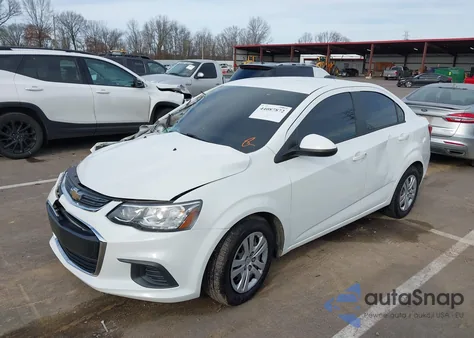 2017 Chevrolet Sonic Ls Auto z USA, uszkodzony, nr VIN 1G1JB5SH1H4163722
